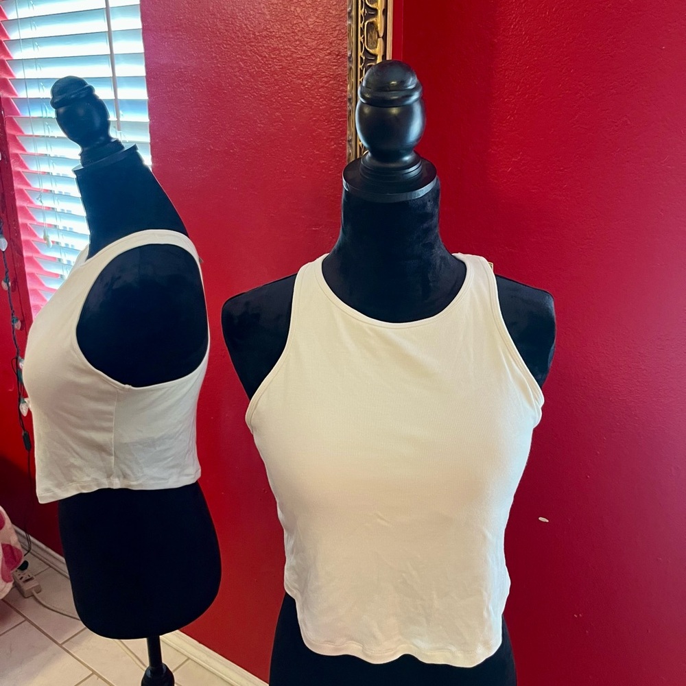 White Sleeveless Women's Top